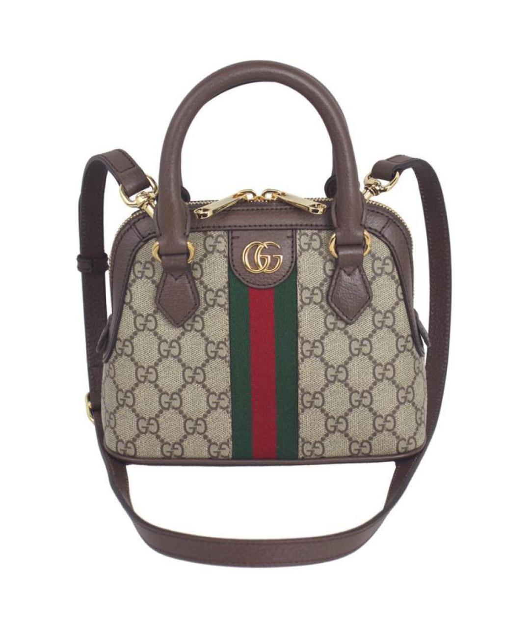 GUCCI Коричневая сумка через плечо, фото 1