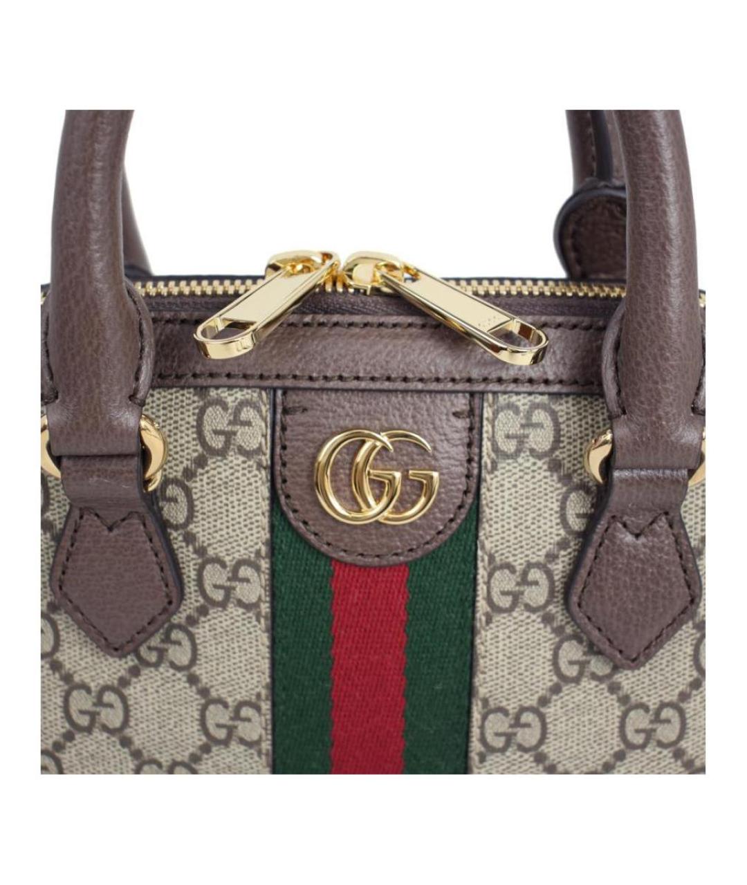 GUCCI Коричневая сумка через плечо, фото 3