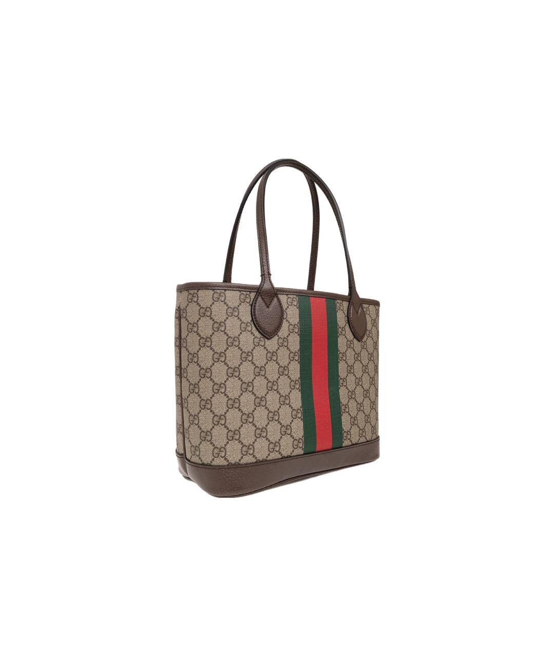 GUCCI Коричневая хлопковая сумка через плечо, фото 4