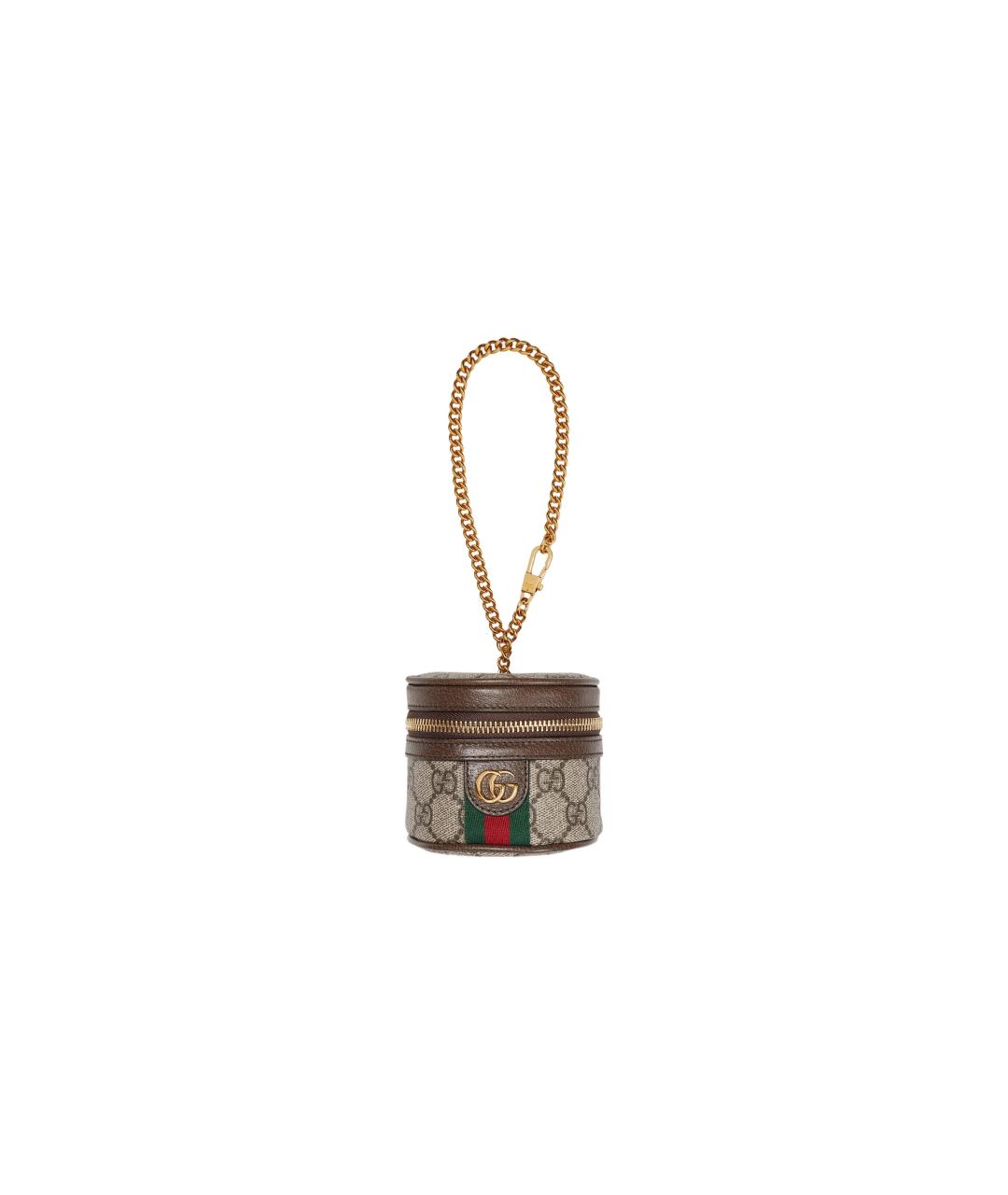 GUCCI Коричневый кожаный кошелек, фото 3