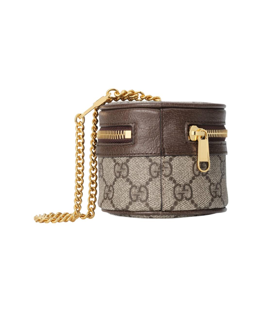 GUCCI Коричневый кожаный кошелек, фото 4