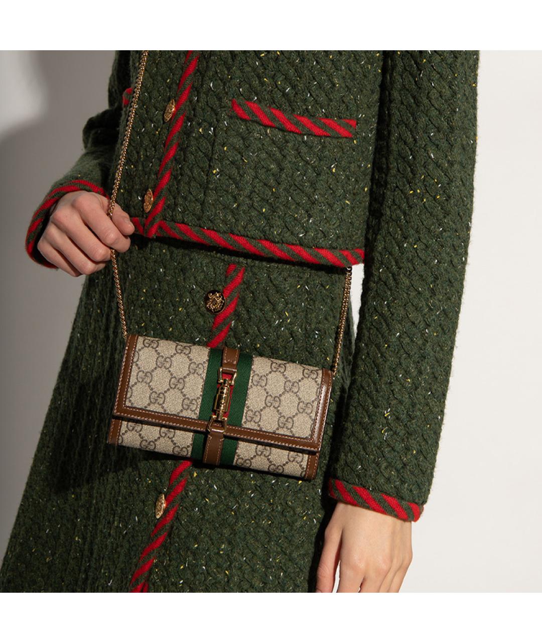 GUCCI Коричневая сумка через плечо, фото 6