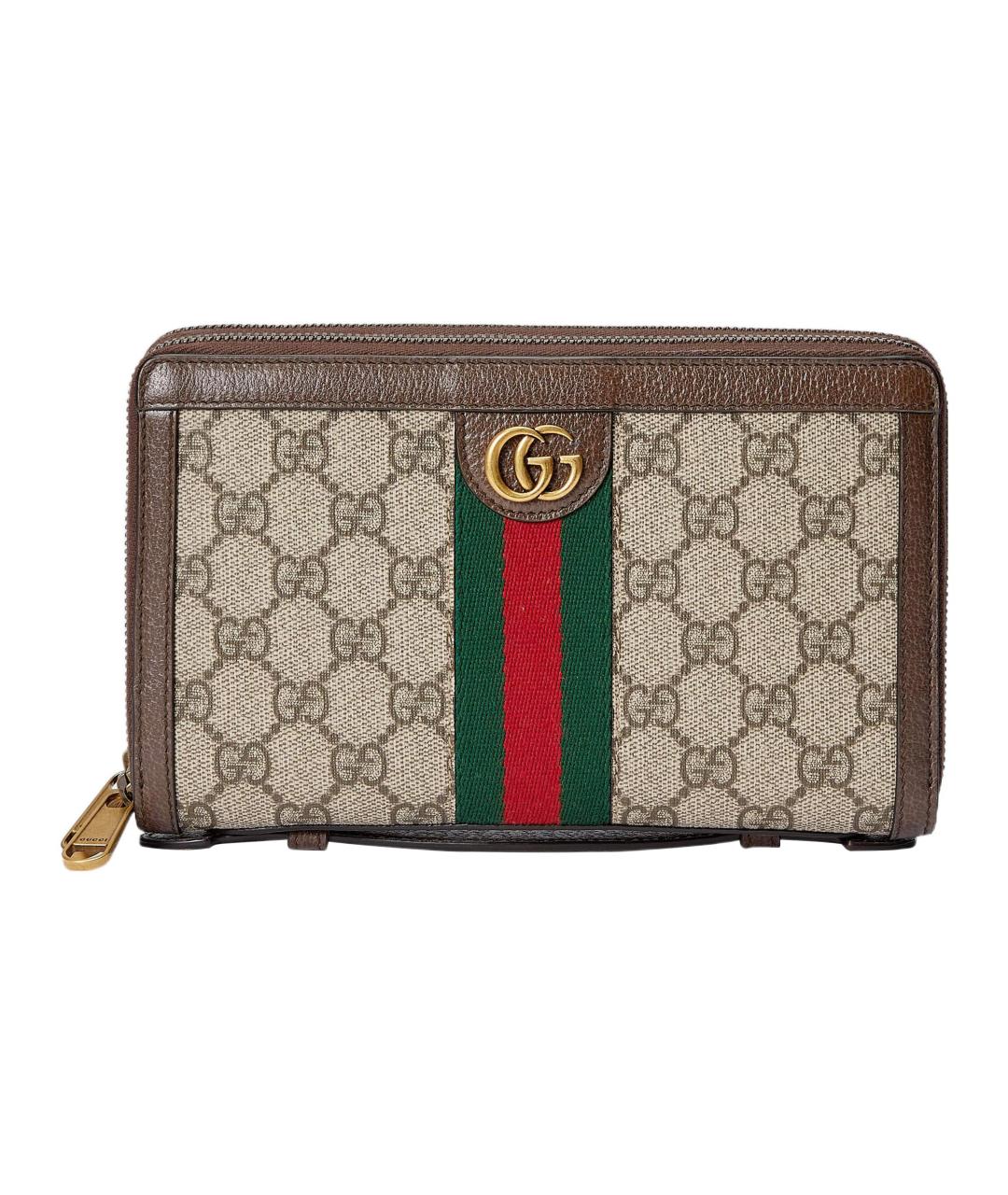 GUCCI Коричневая дорожная/спортивная сумка, фото 1