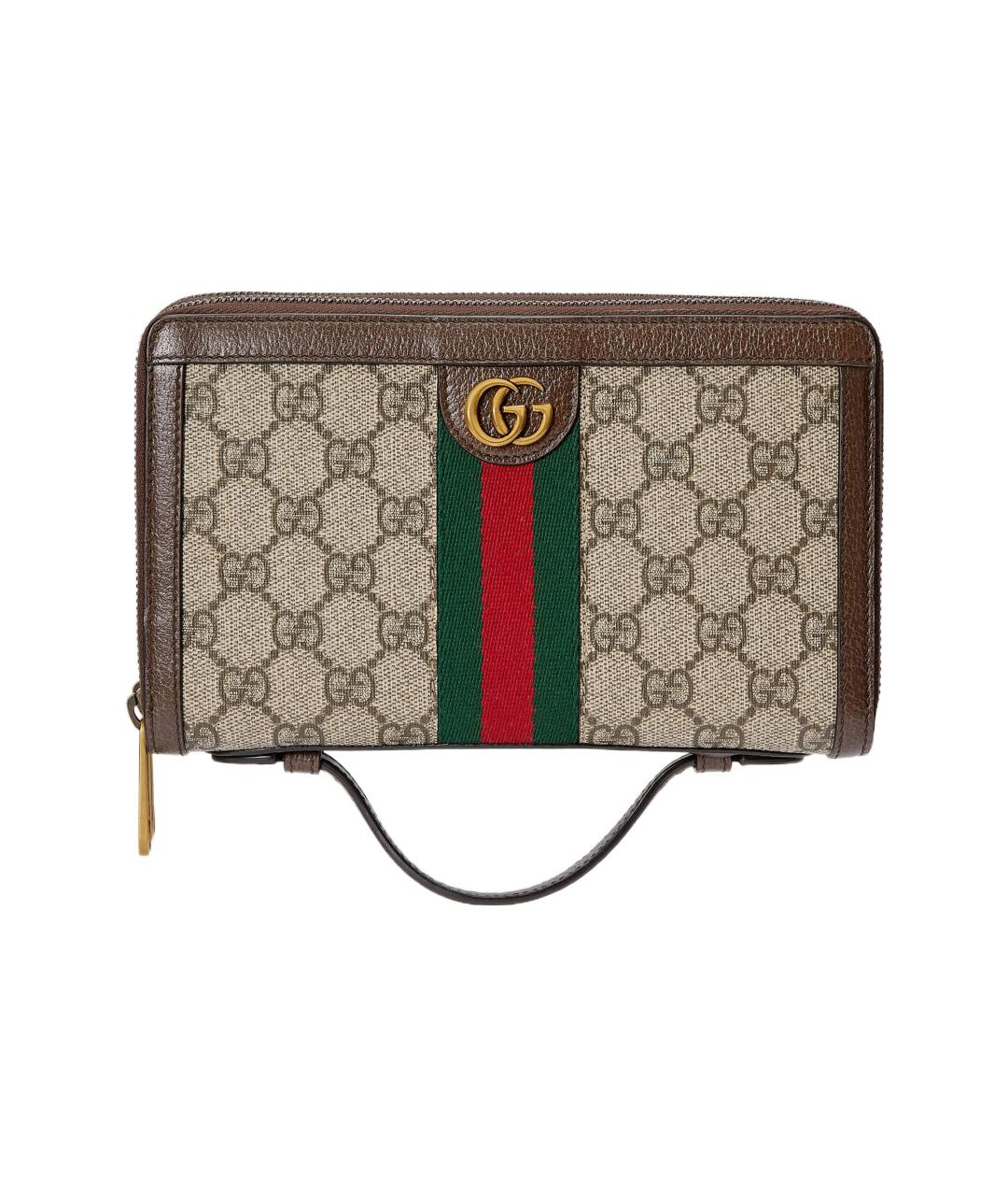 GUCCI Коричневая дорожная/спортивная сумка, фото 2