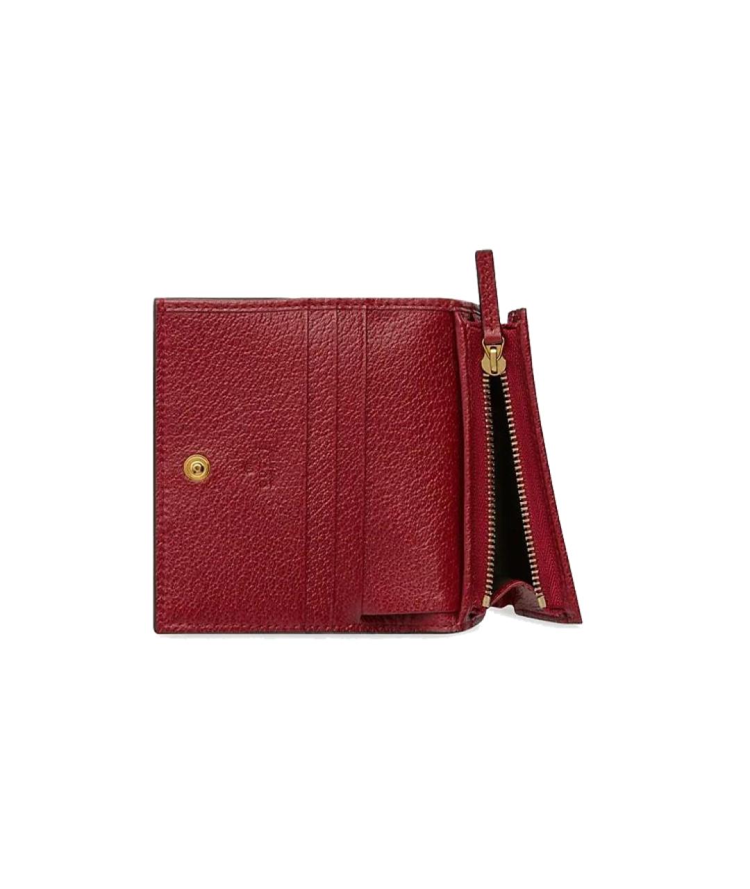 GUCCI Красный кожаный кардхолдер, фото 6