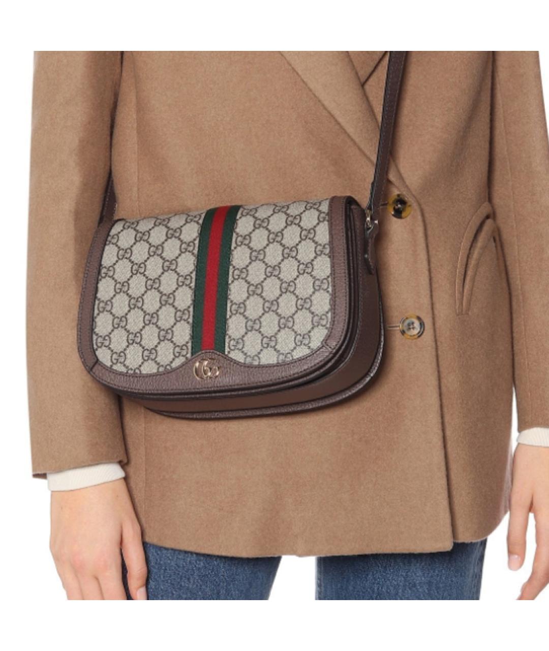 GUCCI Бежевая сумка через плечо, фото 9