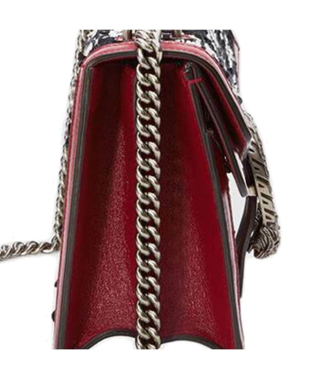 GUCCI Мульти твидовая сумка через плечо, фото 6