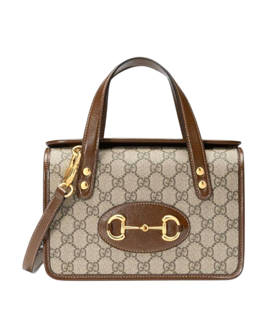 GUCCI Коричневая сумка через плечо, фото 1