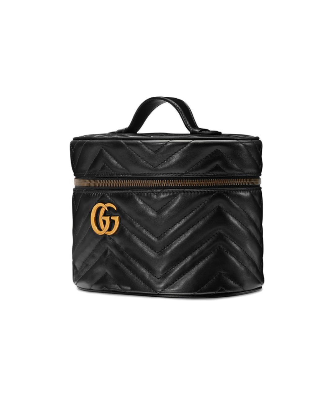 GUCCI Черная кожаная сумка через плечо, фото 3