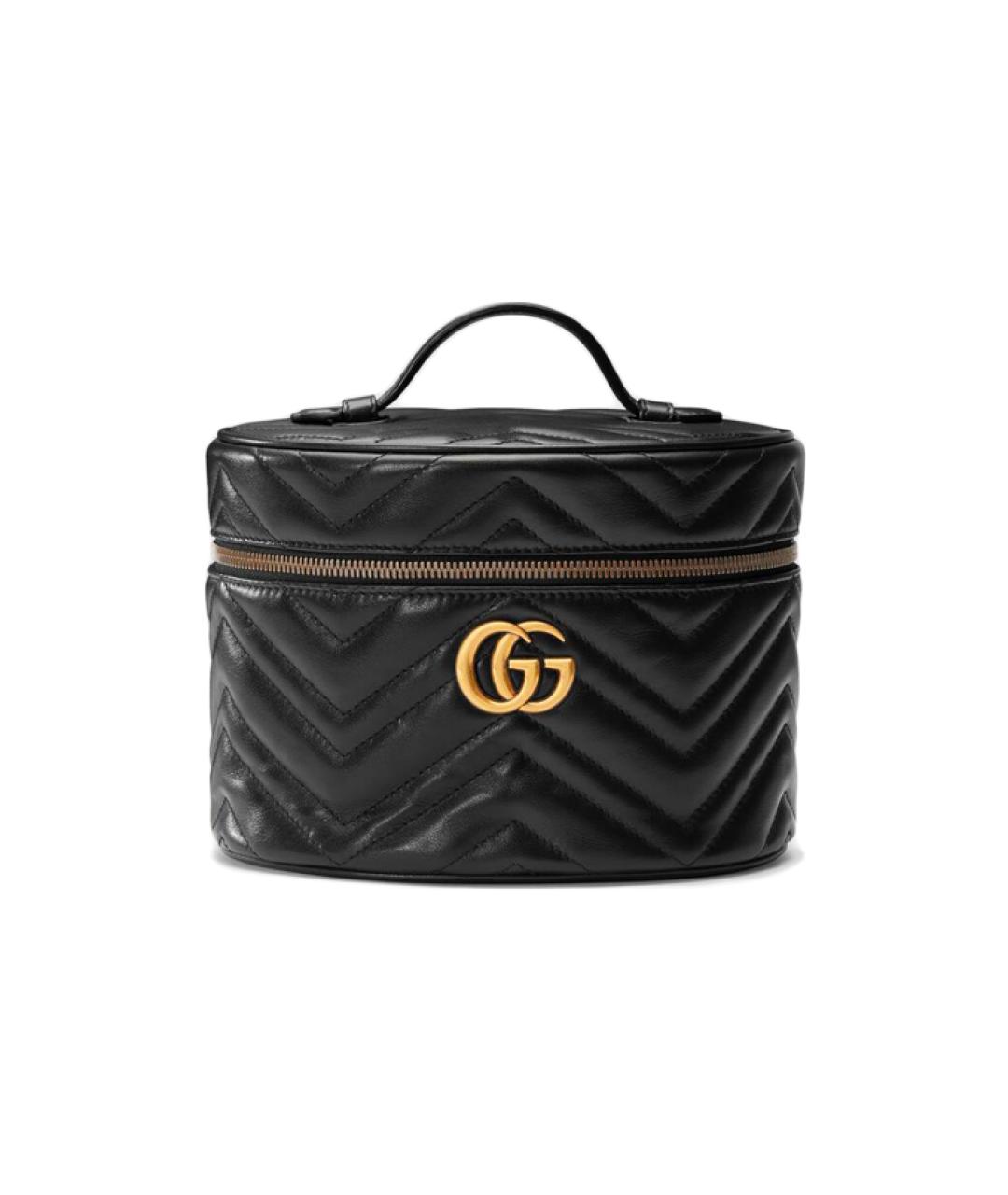 GUCCI Черная кожаная сумка через плечо, фото 1