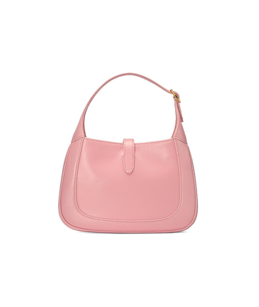 GUCCI Розовая кожаная сумка через плечо, фото 4