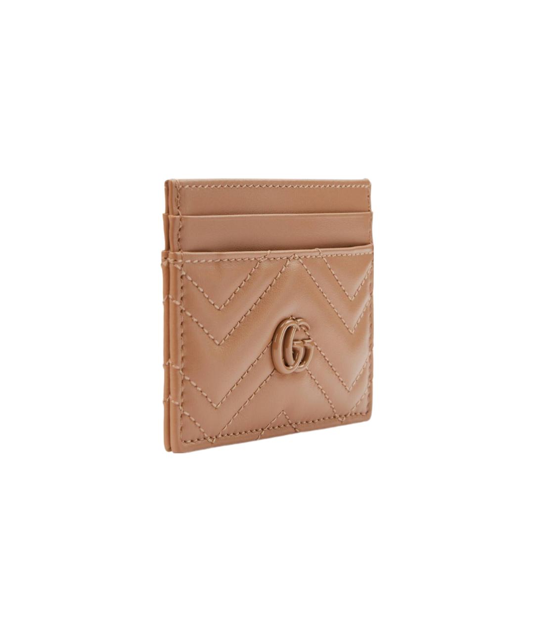 GUCCI Коричневый кожаный кардхолдер, фото 2