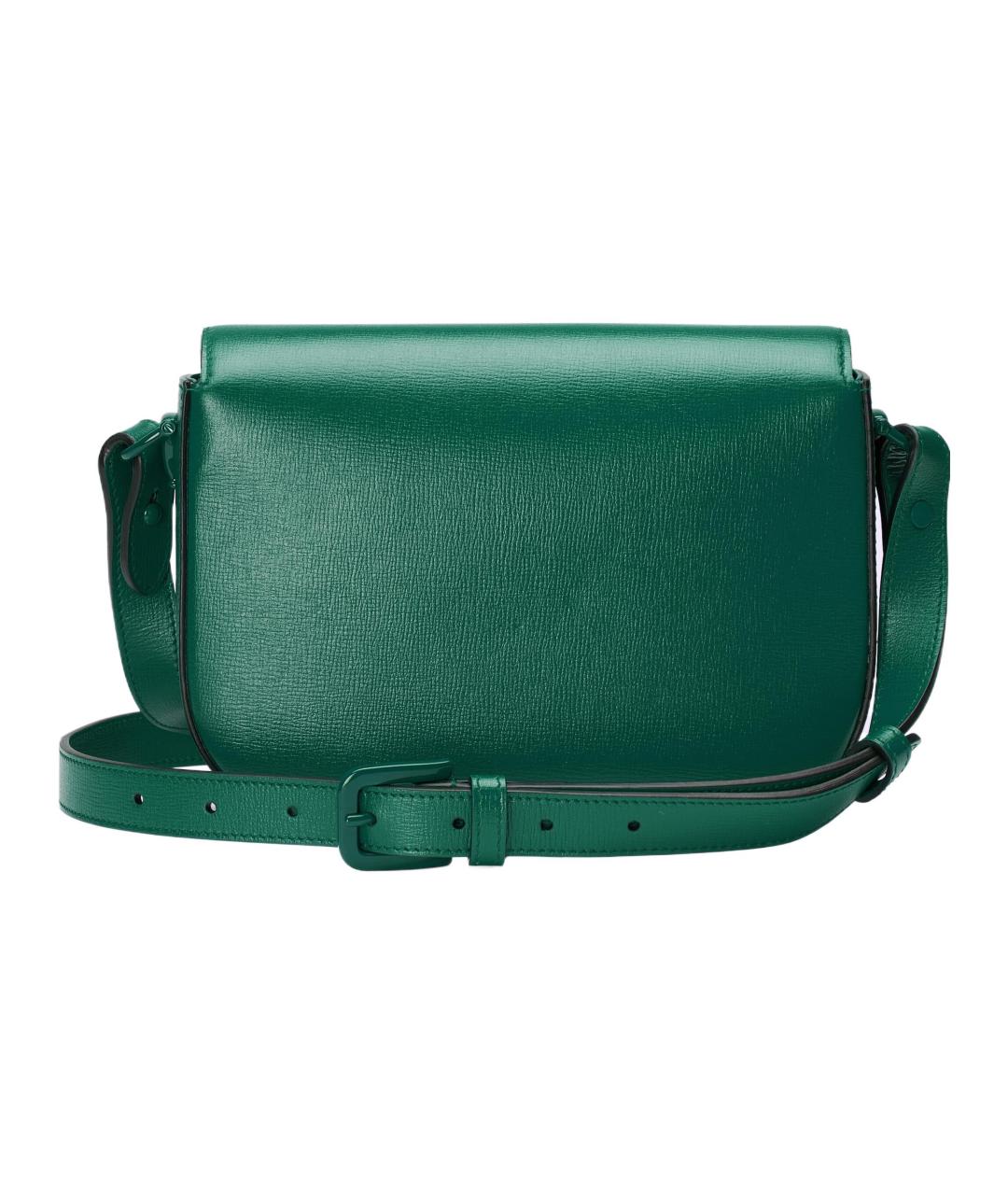 GUCCI Зеленая кожаная сумка через плечо, фото 3