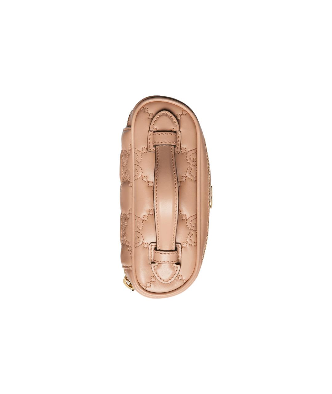 GUCCI Розовая кожаная сумка через плечо, фото 4