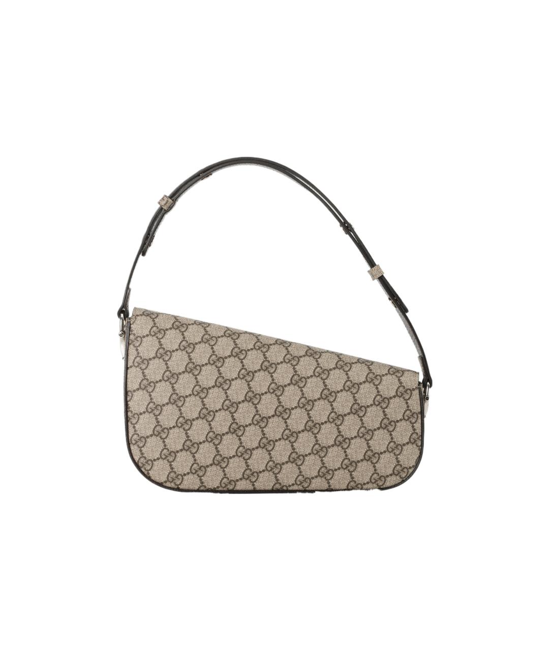 GUCCI Бежевая хлопковая сумка через плечо, фото 3