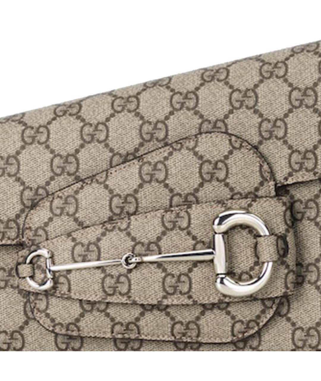 GUCCI Бежевая хлопковая сумка через плечо, фото 2