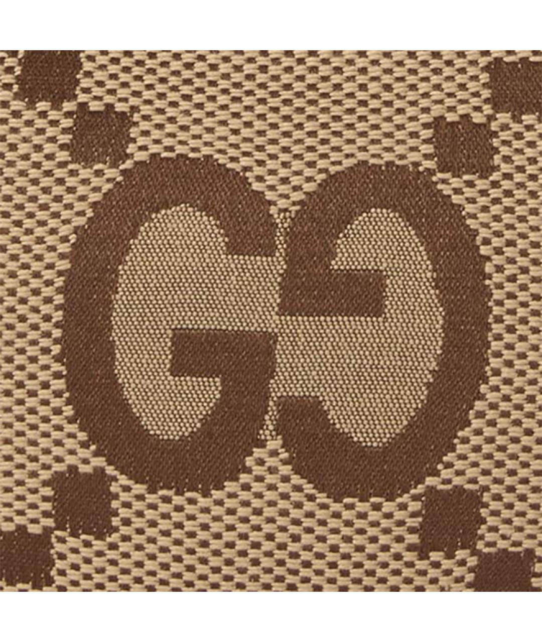 GUCCI Коричневая тканевая сумка через плечо, фото 8