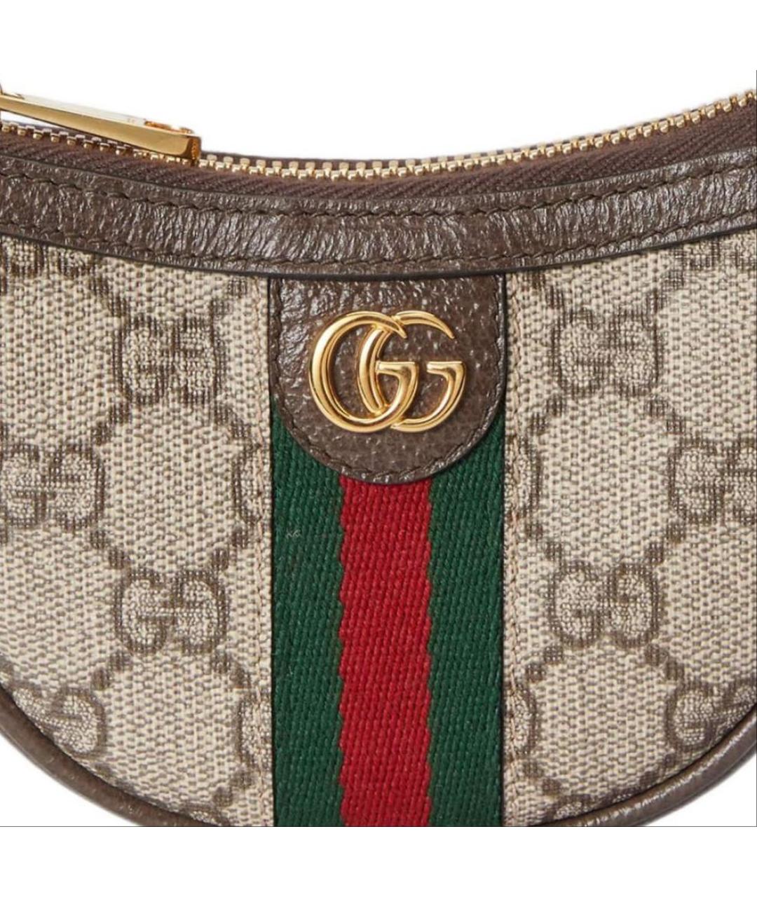 GUCCI Коричневая сумка через плечо, фото 4