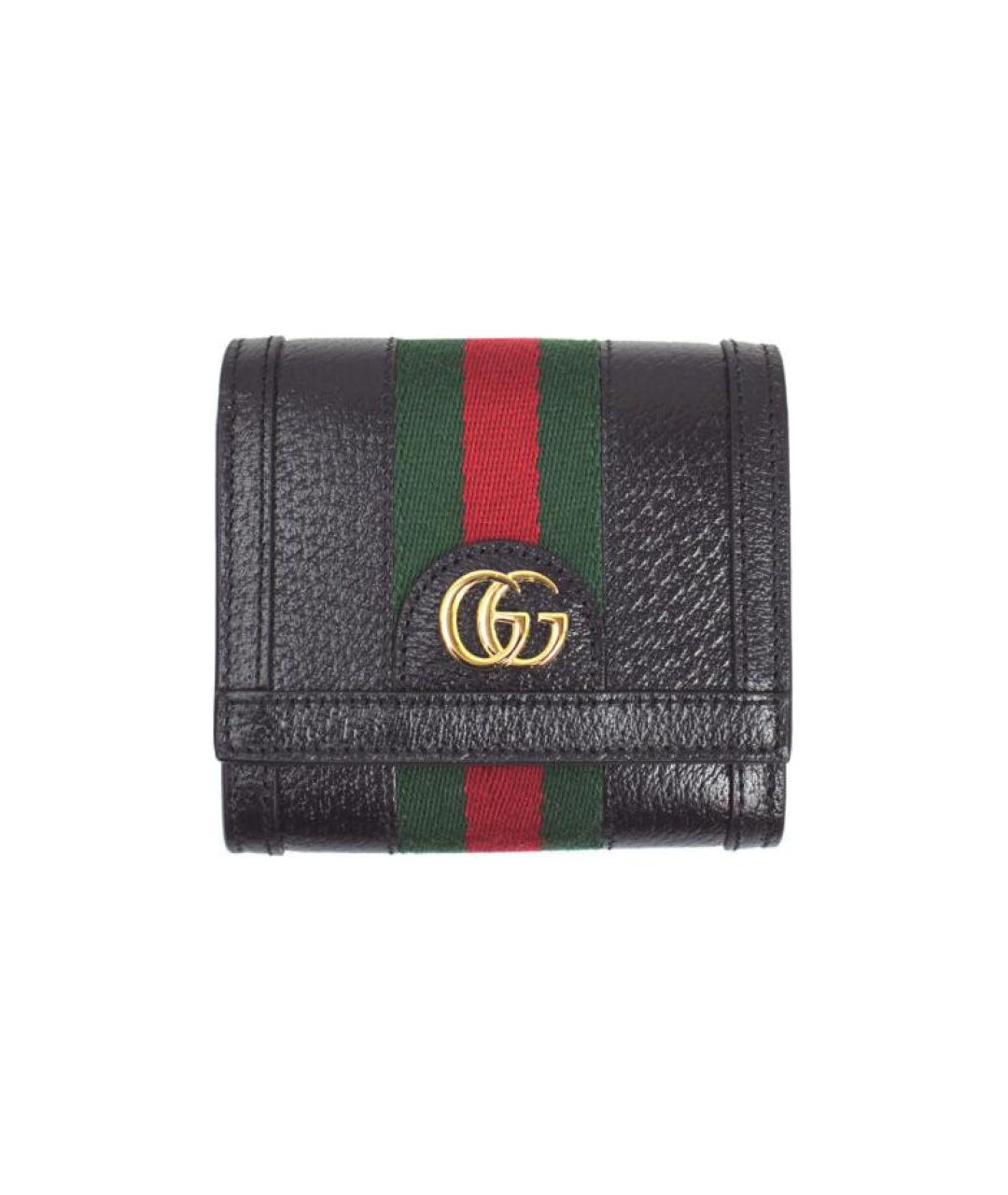 GUCCI Черный кожаный кардхолдер, фото 2