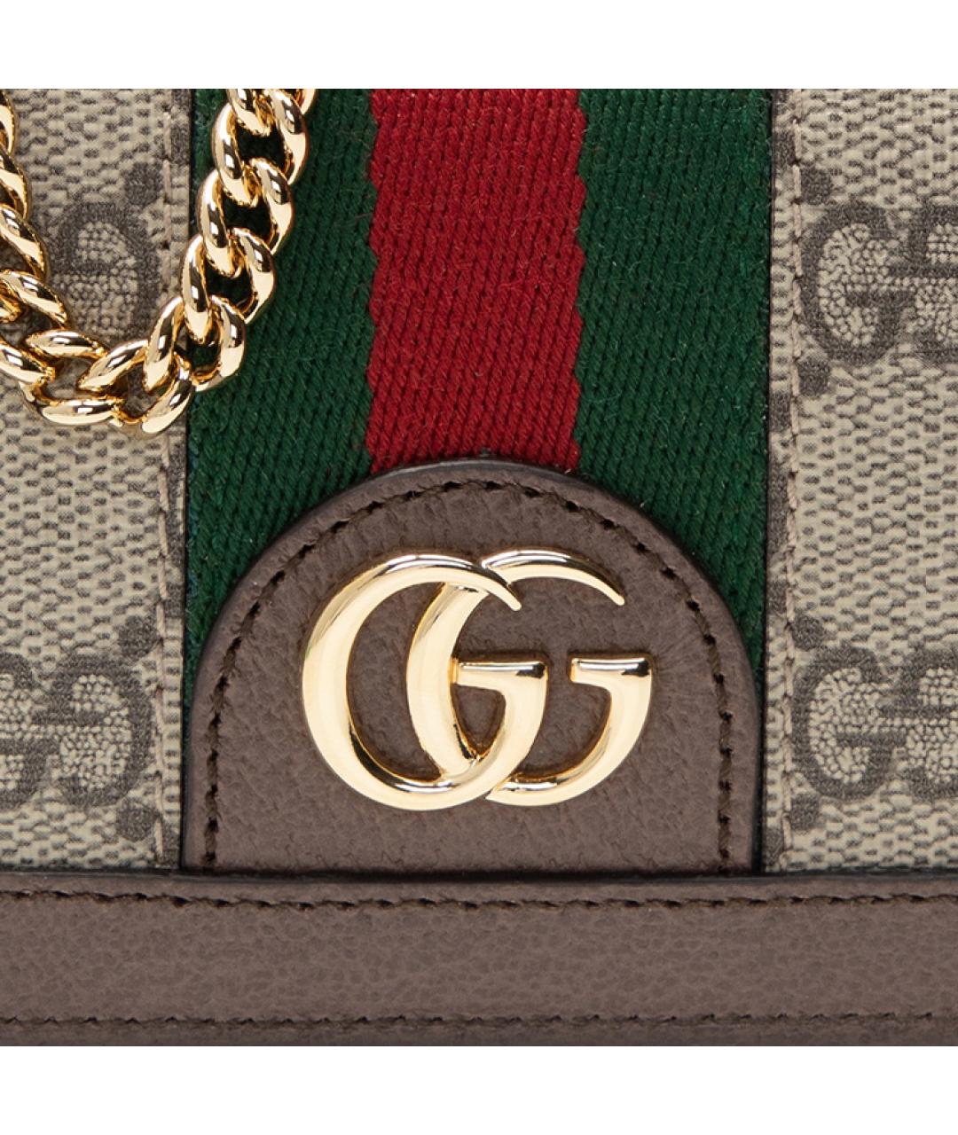 GUCCI Коричневая сумка через плечо, фото 5