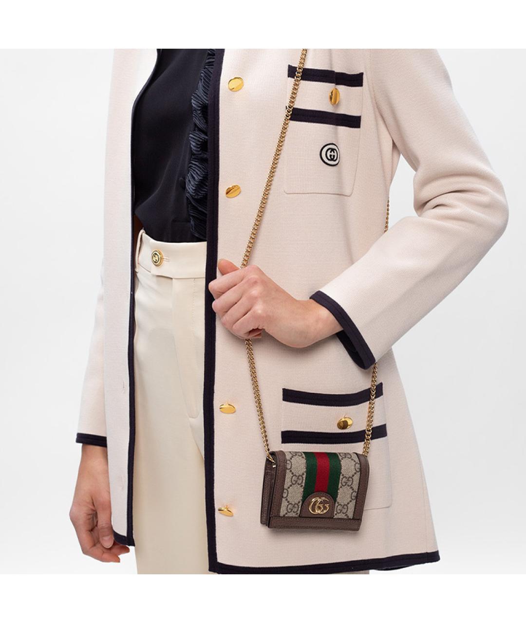 GUCCI Коричневая сумка через плечо, фото 6