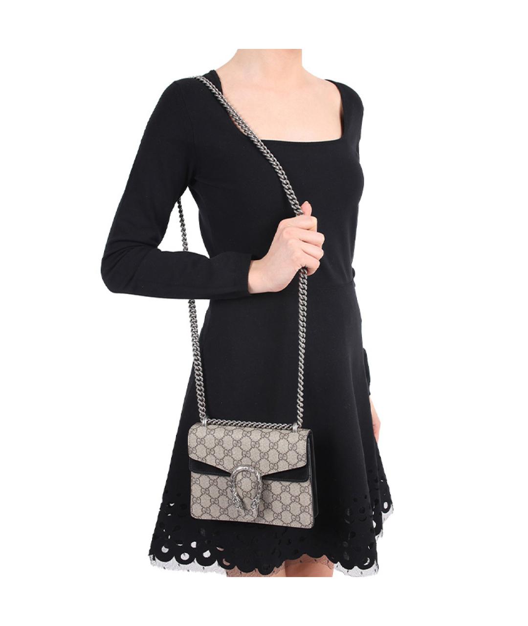 GUCCI Бежевая сумка через плечо, фото 6