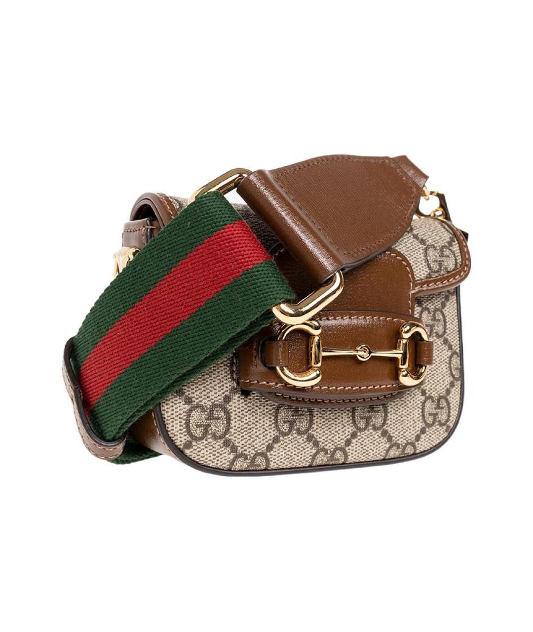 GUCCI Коричневая сумка через плечо, фото 3