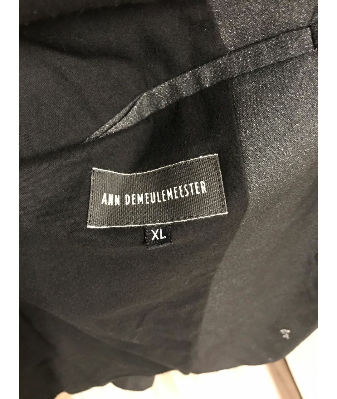 ANN DEMEULEMEESTER Черный хлопковый пиджак, фото 5