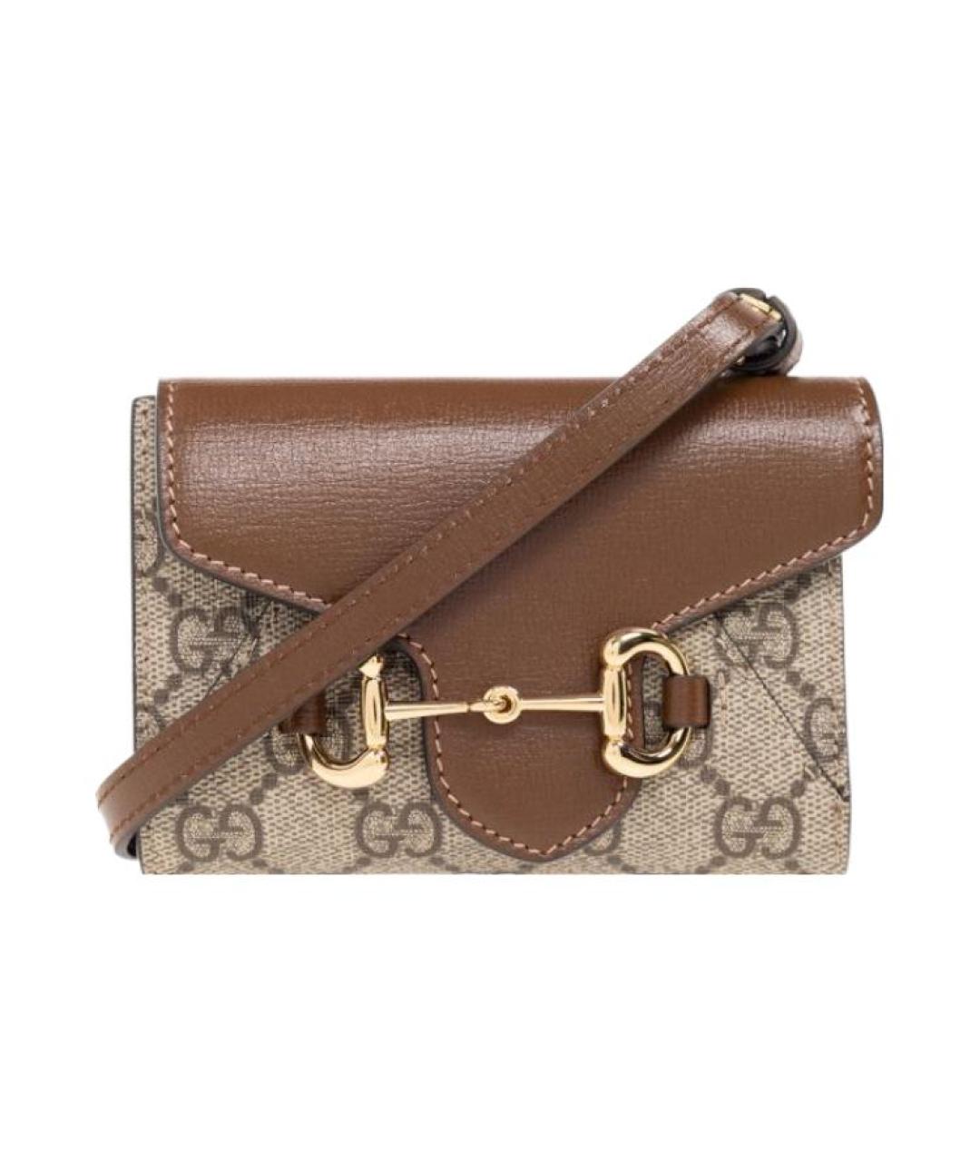 GUCCI Коричневый кошелек, фото 1
