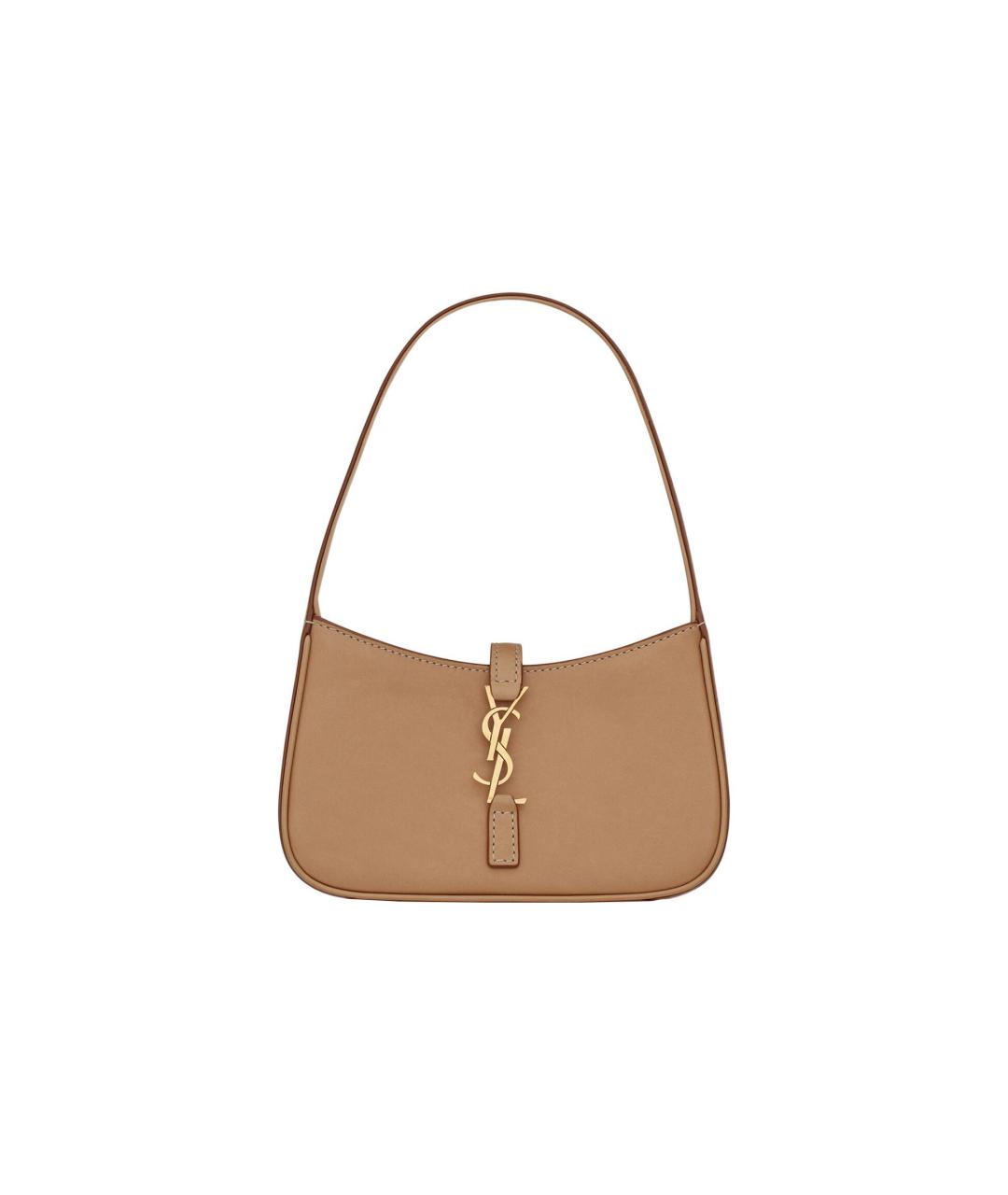SAINT LAURENT Бежевая сумка через плечо, фото 5