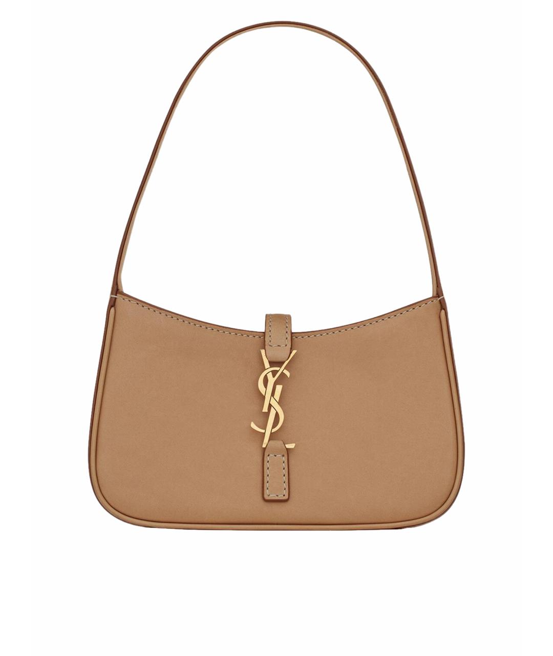 SAINT LAURENT Бежевая сумка через плечо, фото 1