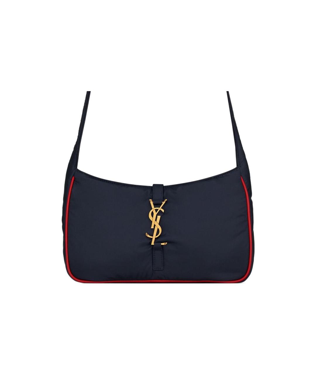 SAINT LAURENT Темно-синяя сумка через плечо, фото 2