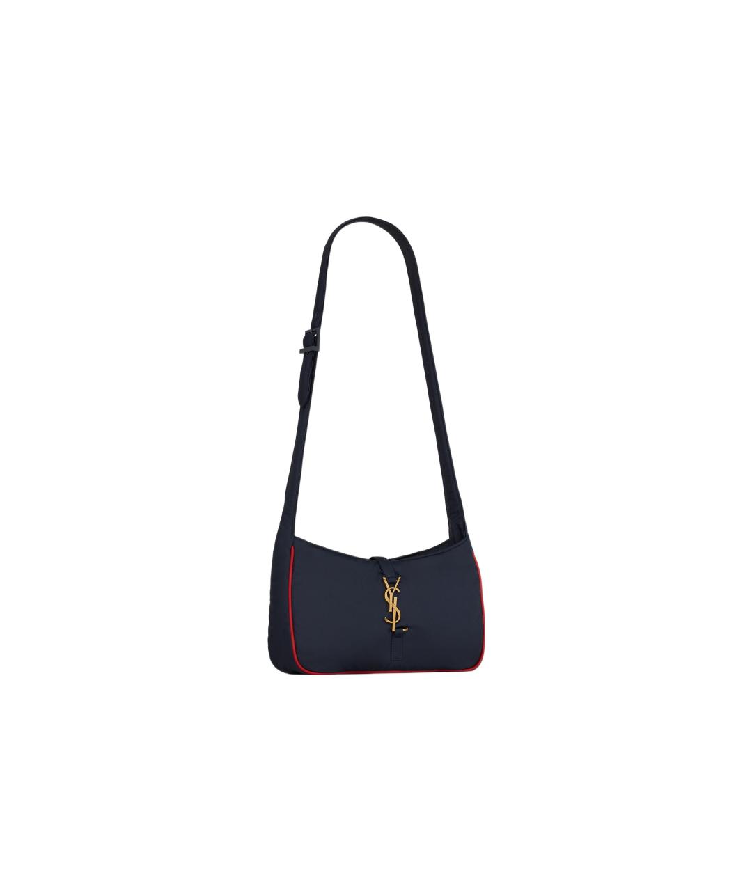 SAINT LAURENT Темно-синяя сумка через плечо, фото 3