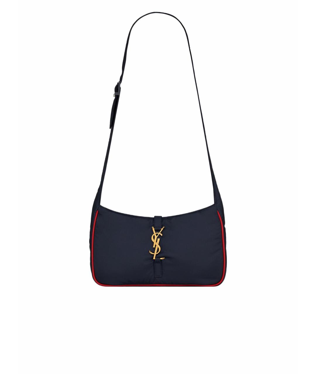 SAINT LAURENT Темно-синяя сумка через плечо, фото 1