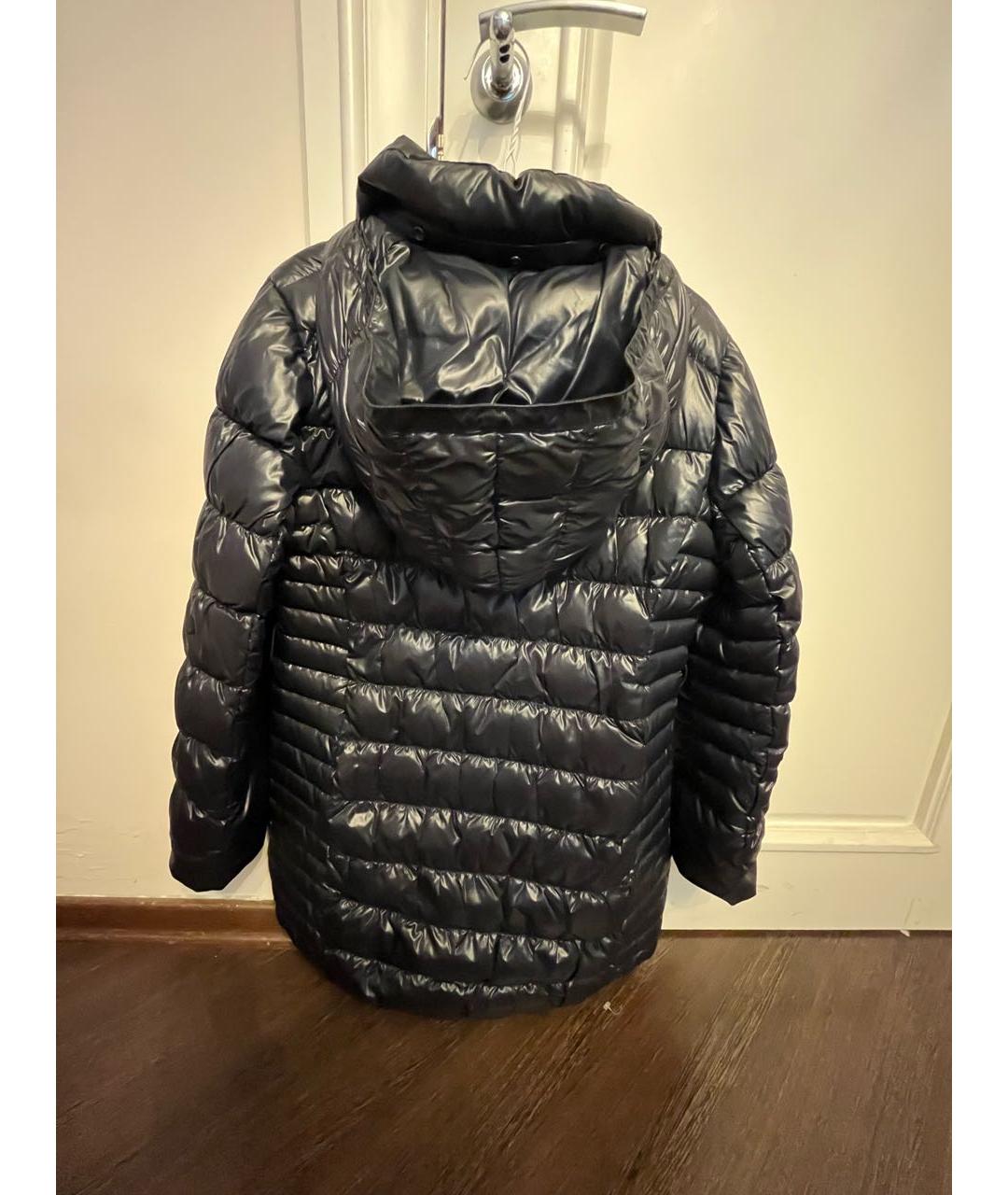 'S MAX MARA Темно-синий полиамидовый пуховик, фото 8