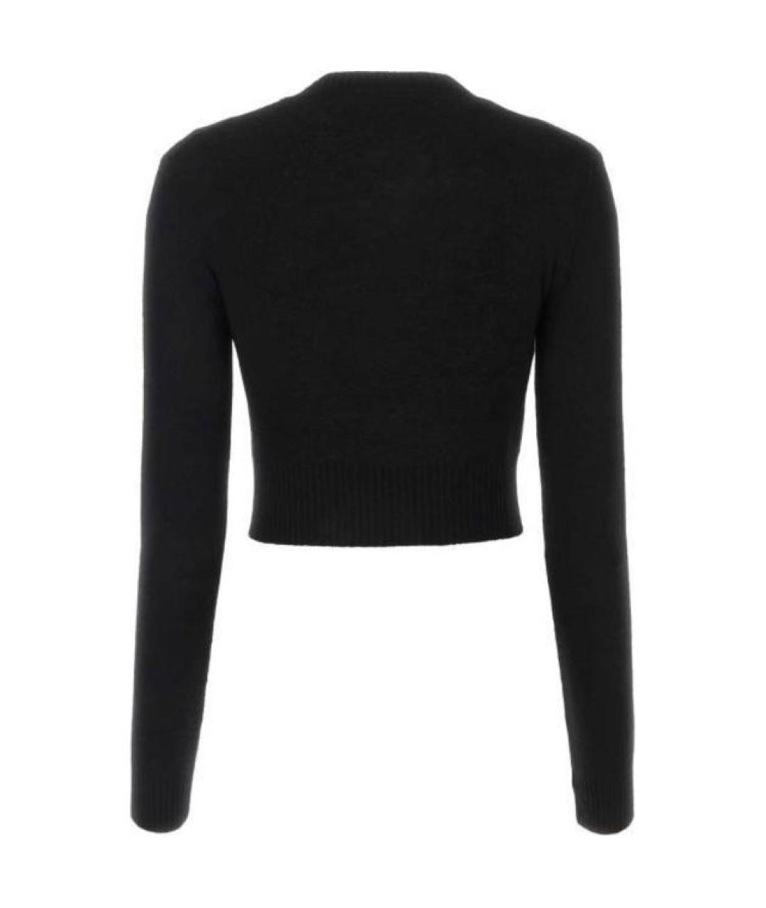 MIU MIU Черный кашемировый джемпер / свитер, фото 2