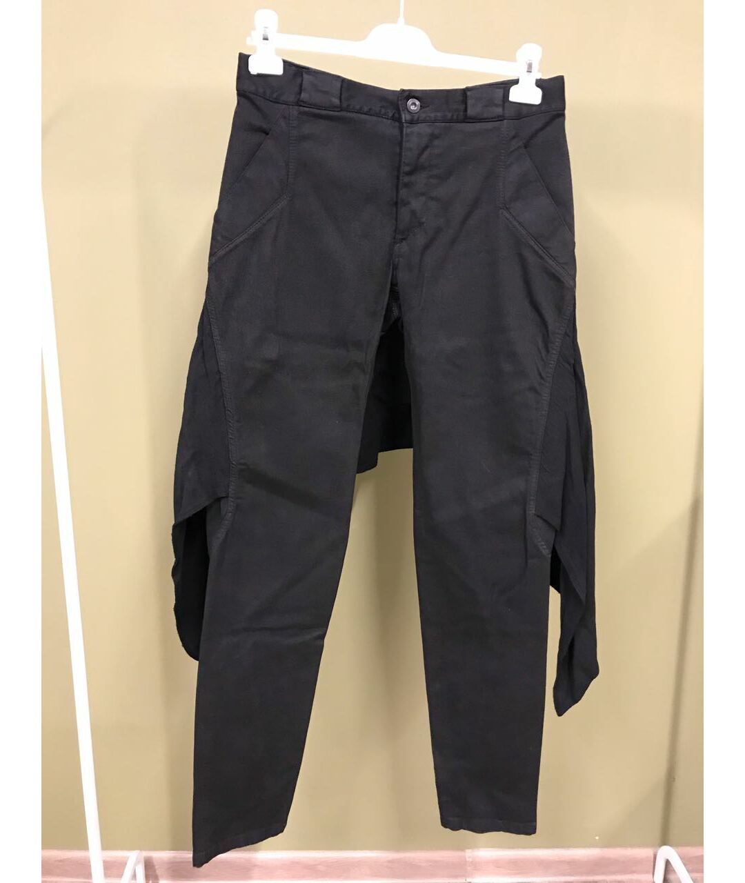 GARETH PUGH Черные хлопковые брюки чинос, фото 9