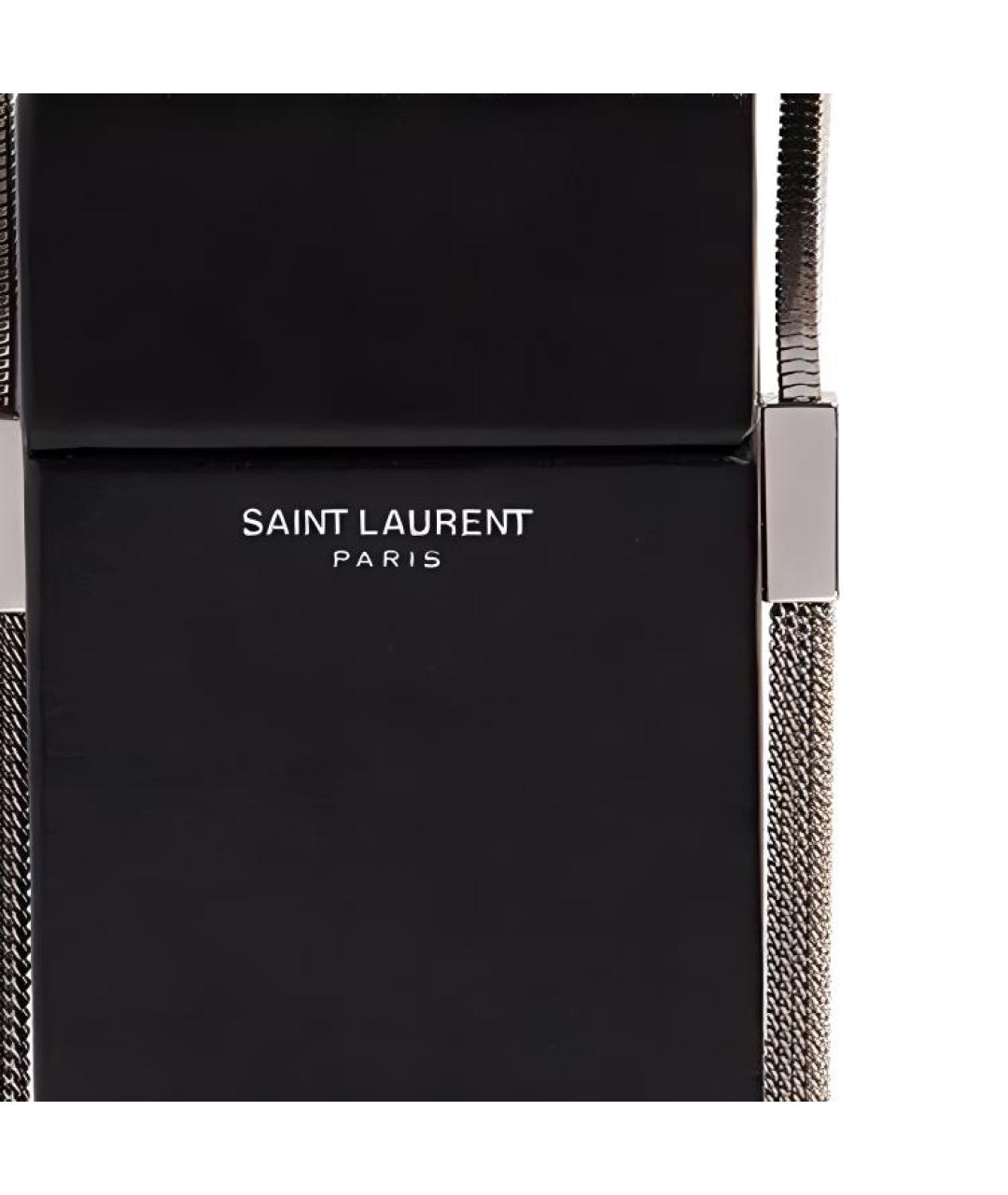 SAINT LAURENT Черная сумка через плечо, фото 2