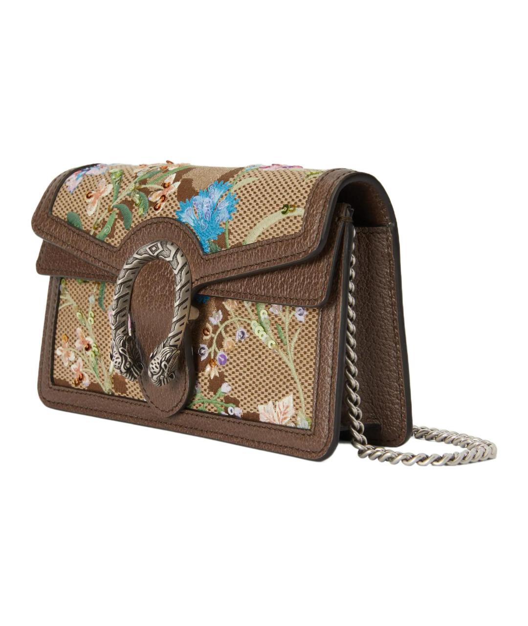 GUCCI Коричневая сумка через плечо, фото 4