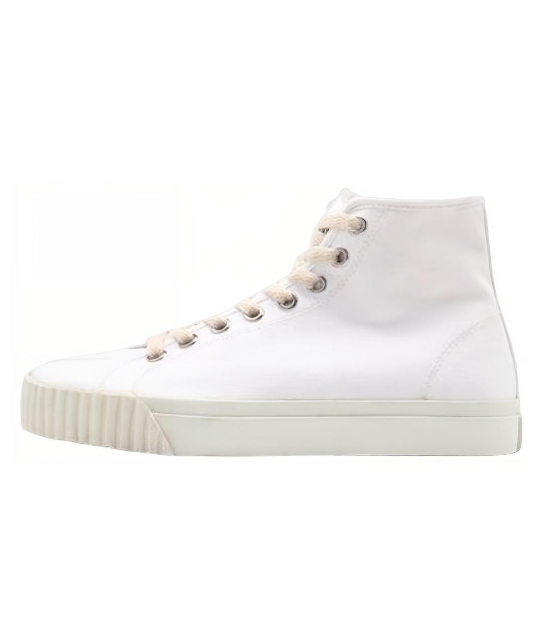 MAISON MARGIELA Белые текстильные кеды, фото 2