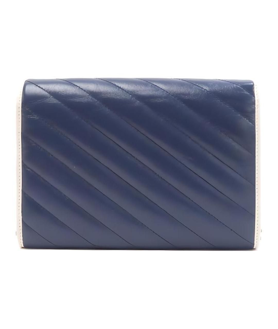 GUCCI Темно-синяя кожаная сумка через плечо, фото 2