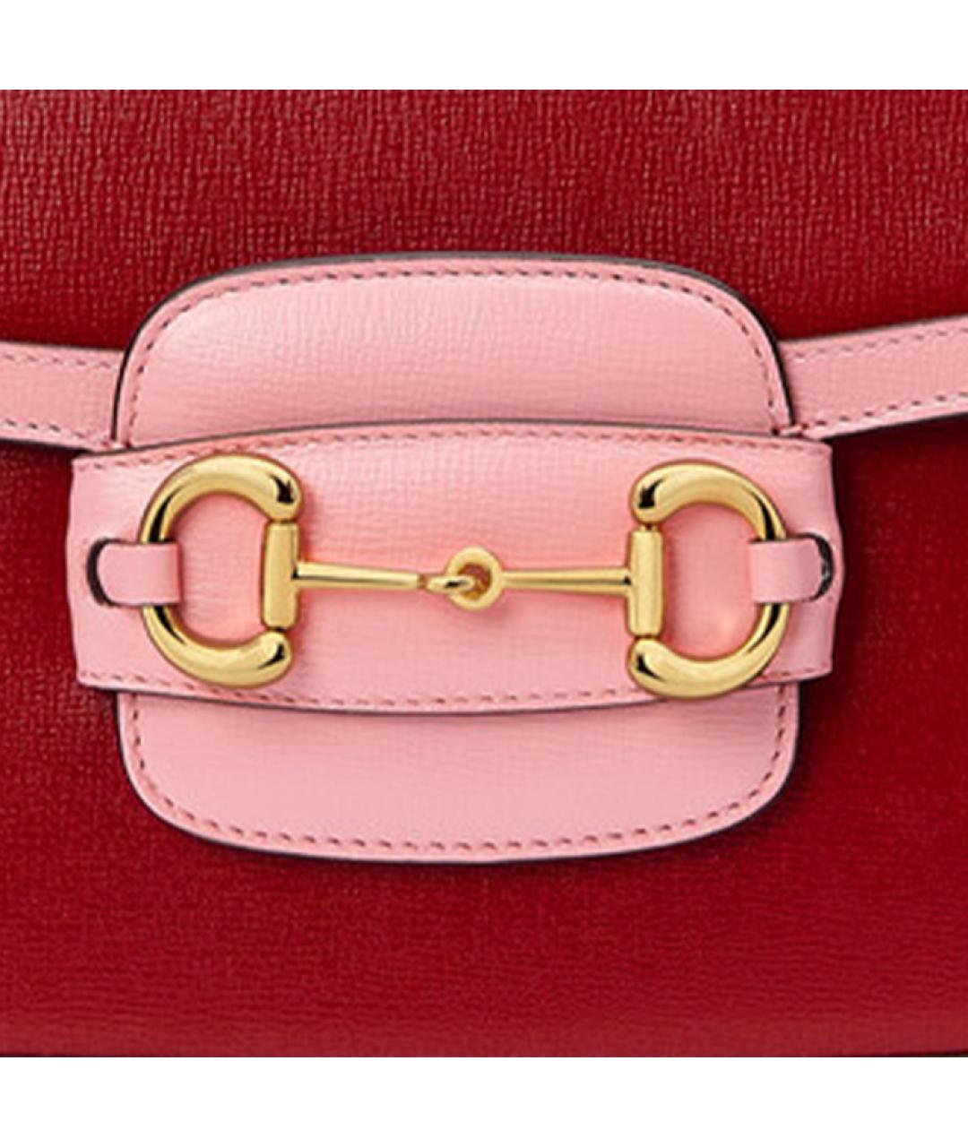 GUCCI Красная бархатная сумка через плечо, фото 8