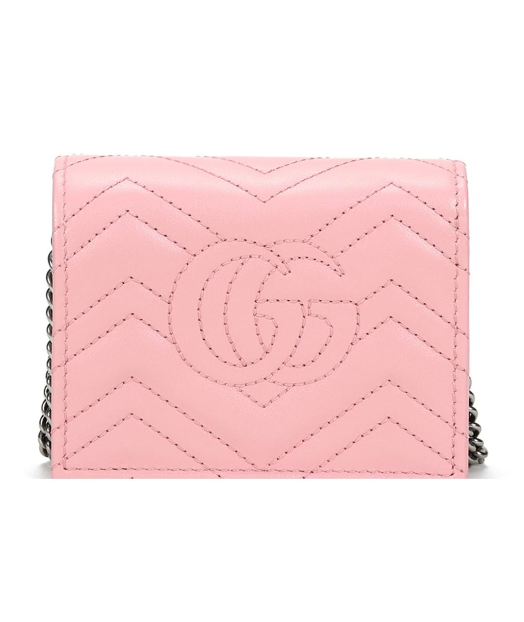 GUCCI Розовая кожаная сумка через плечо, фото 4