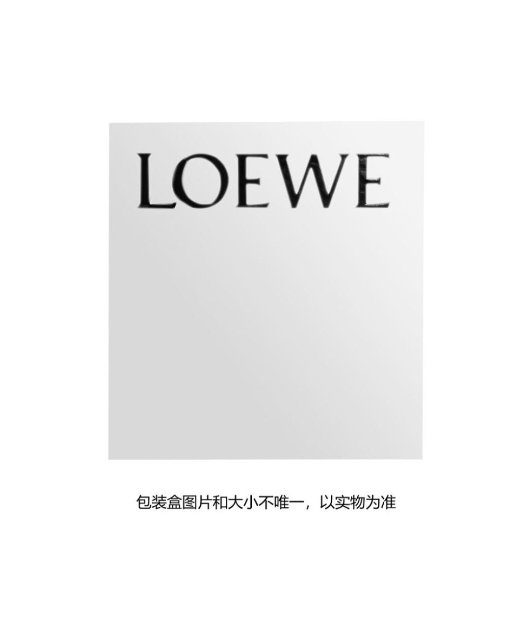 LOEWE Серый шерстяной шарф, фото 2
