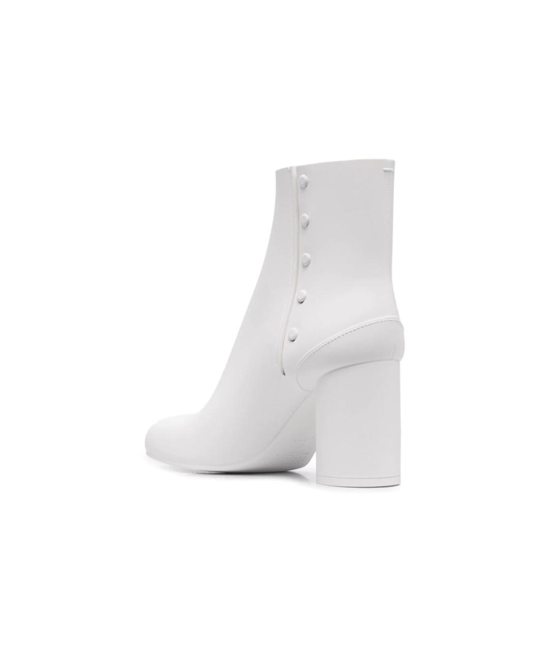 MAISON MARGIELA Белые ботильоны, фото 4