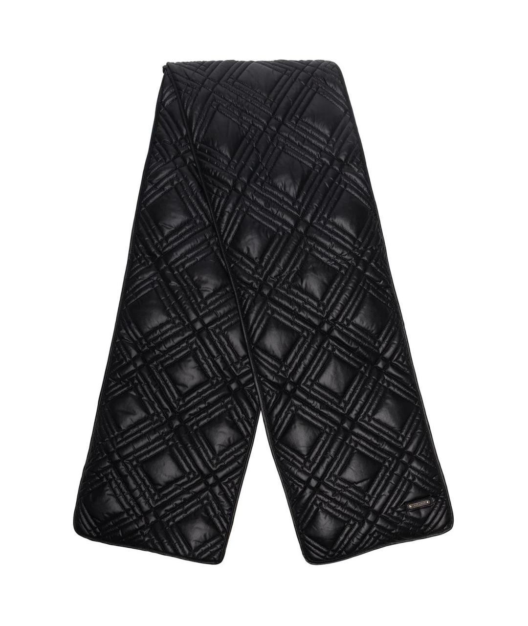 SAINT LAURENT Черный шарф, фото 3