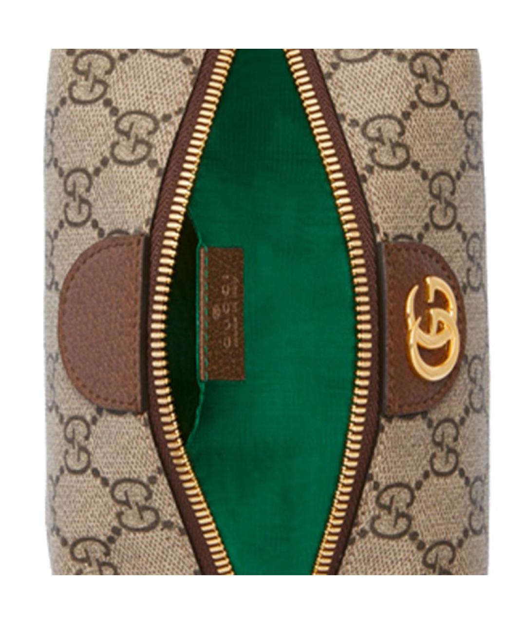 GUCCI Бежевая косметичка, фото 5