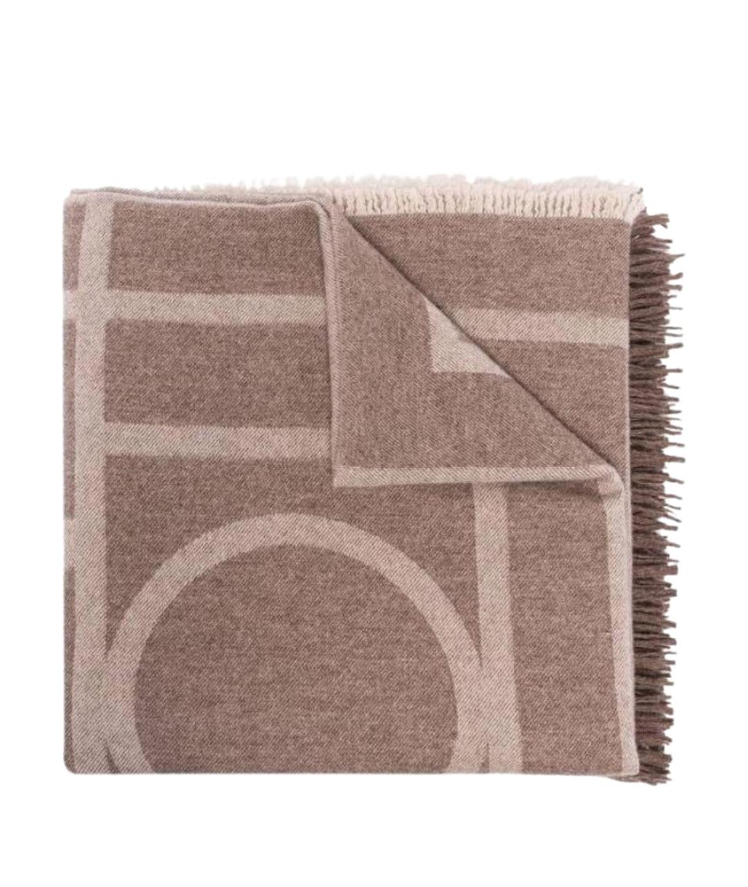 TOTEME Коричневый шарф, фото 1