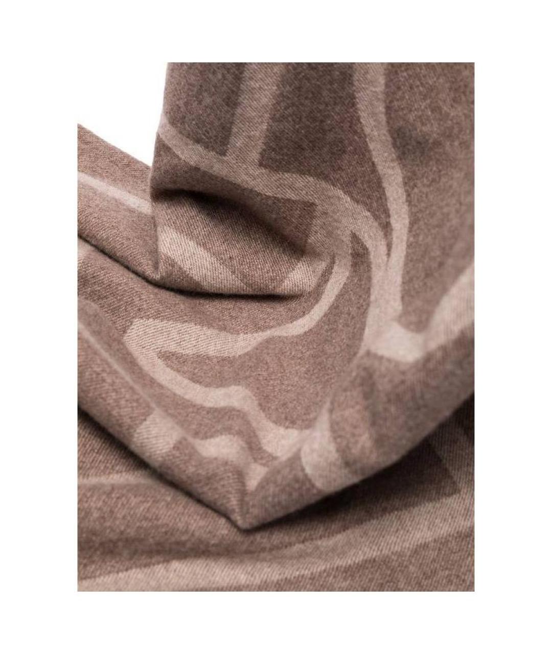 TOTEME Коричневый шарф, фото 3