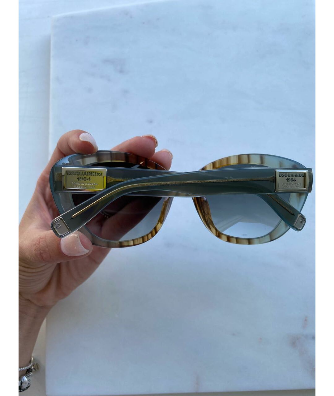 DSQUARED2 Мульти металлические солнцезащитные очки, фото 2